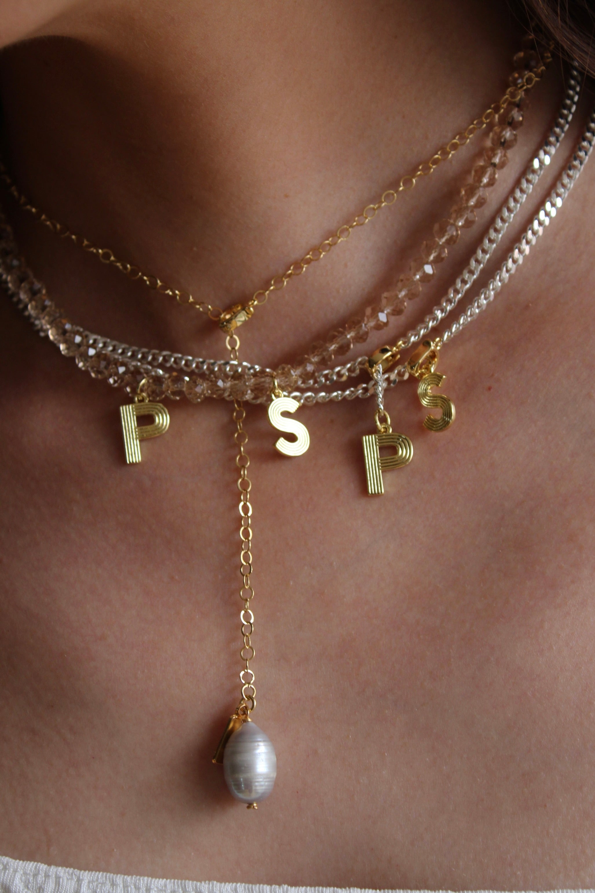ALFABETO Necklace - 1 initial