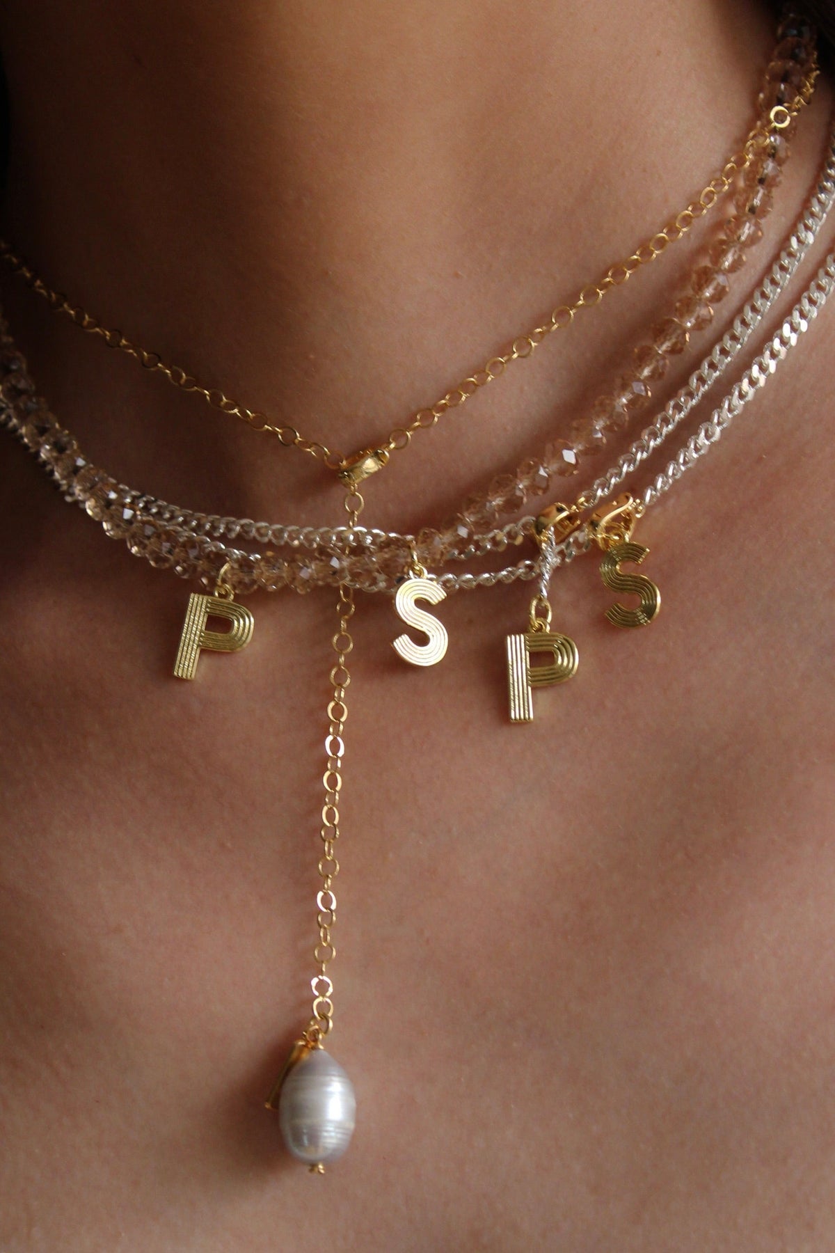 ALFABETO Necklace - 2 initials