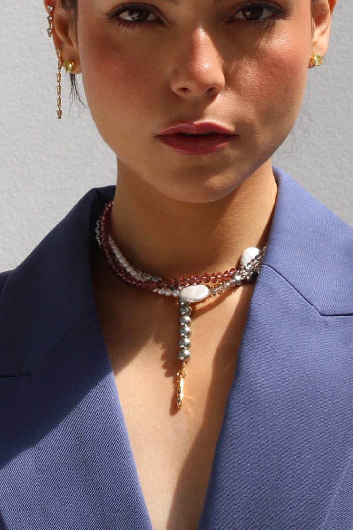 BAHIA Necklace - Version solo perlas