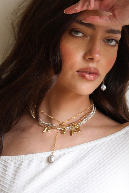 ALFABETO Necklace - 2 initials