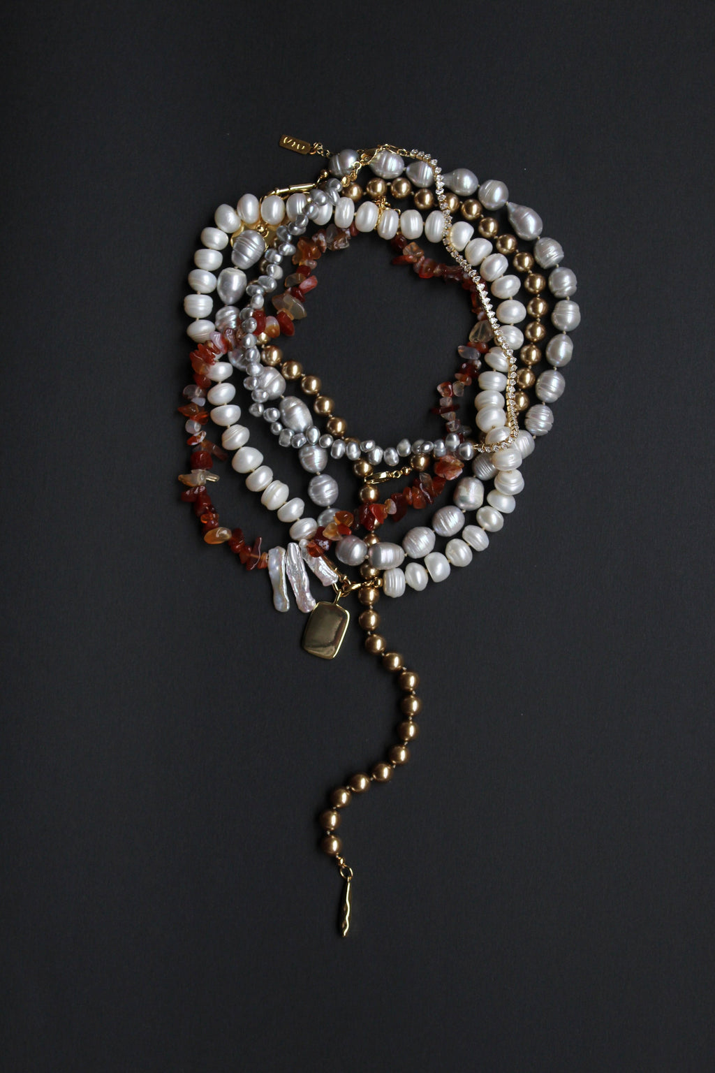 CORNALINA Pearl Necklace