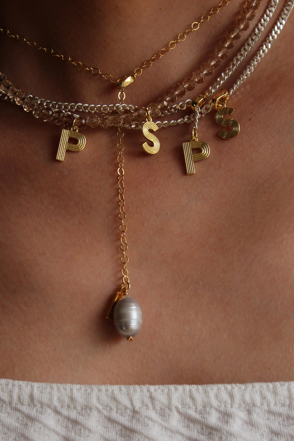 ALFABETO Necklace - 3 initials