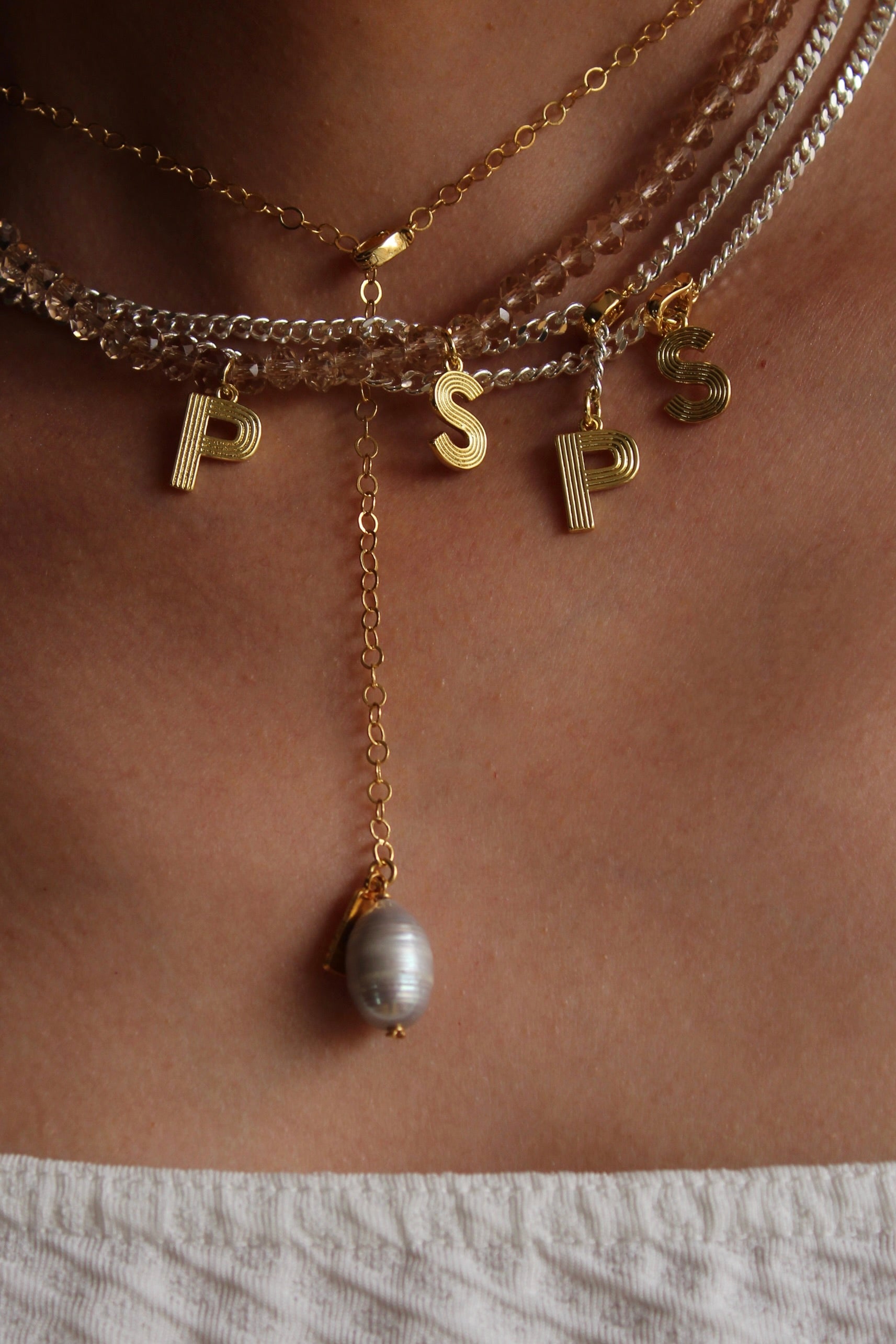 ALFABETO Necklace - 3 initials