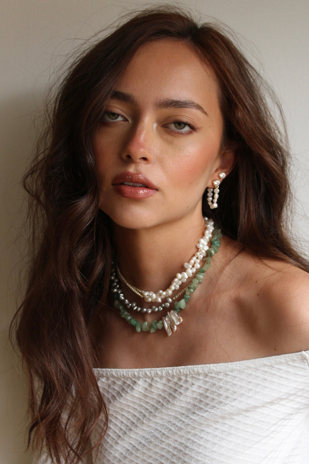AMIRA Tennis Choker - White