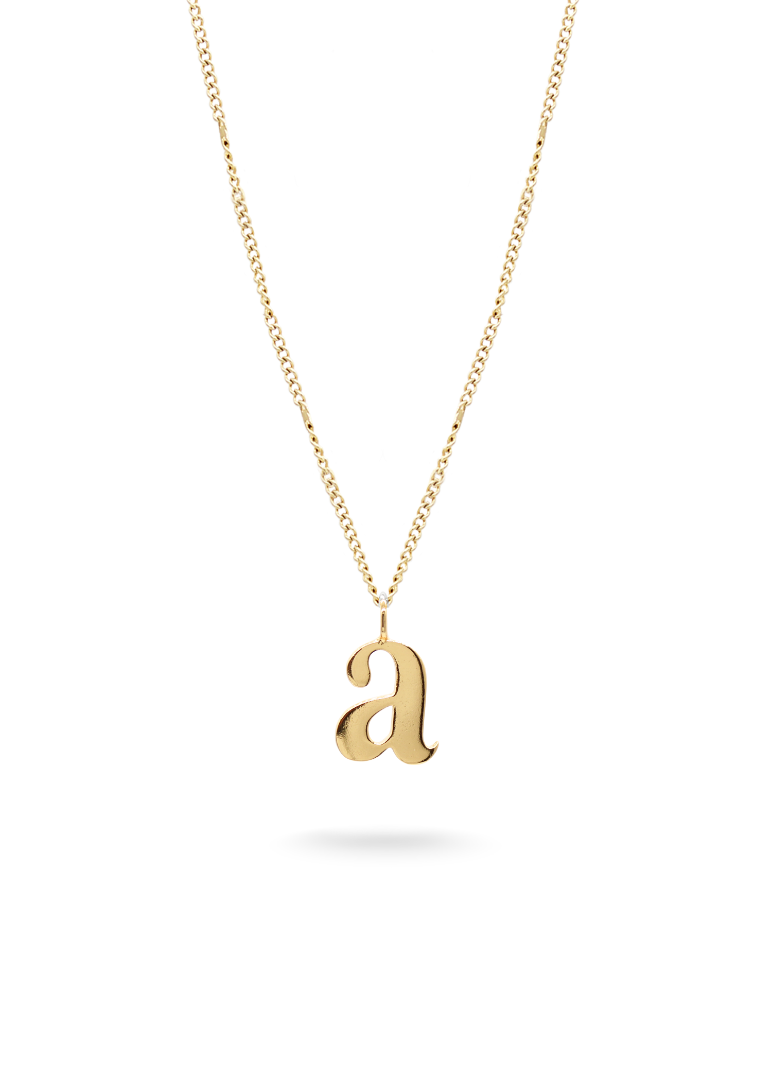 INITIAL GOLD - Link chain 20"