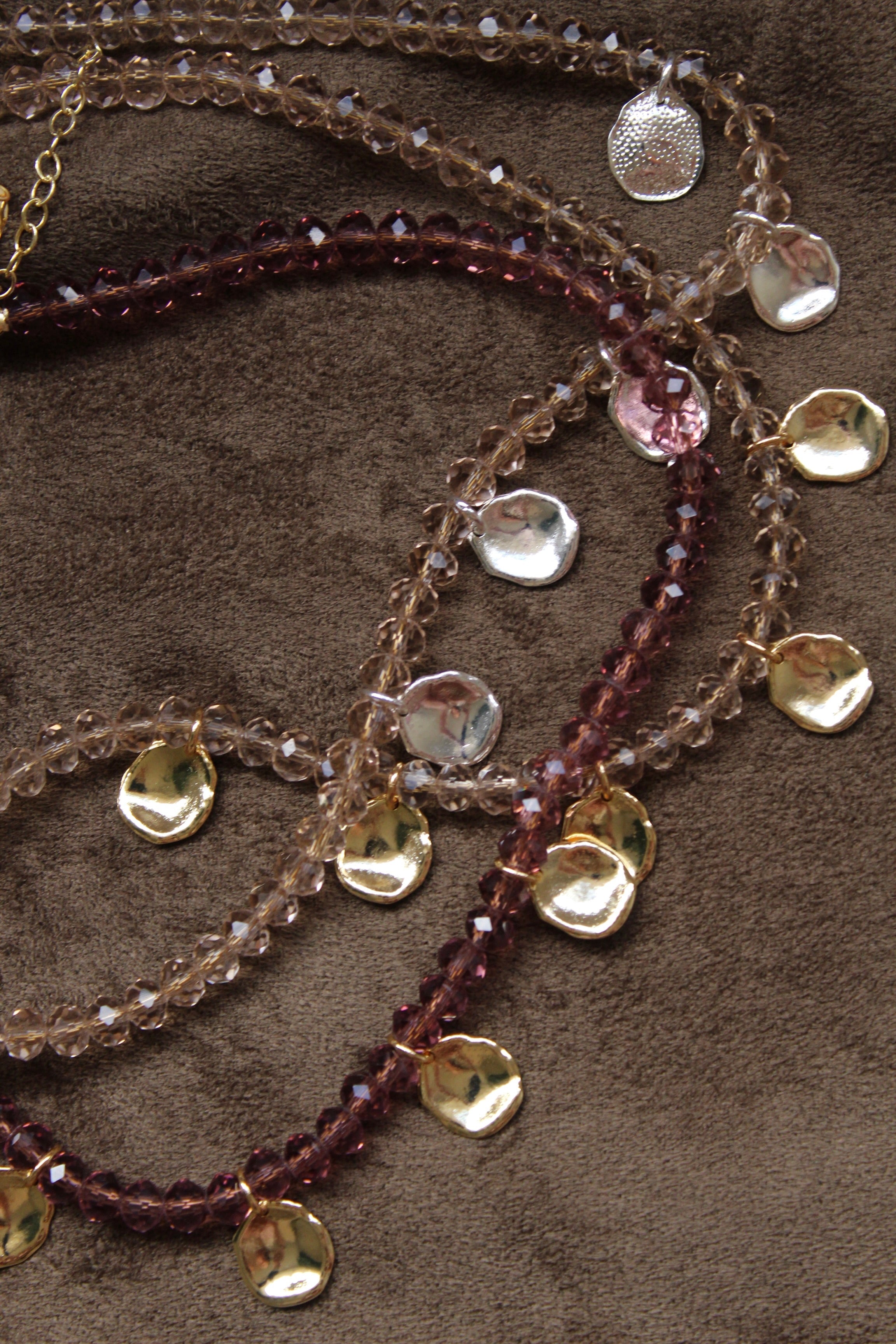 PETAL NUDE Silver Necklace