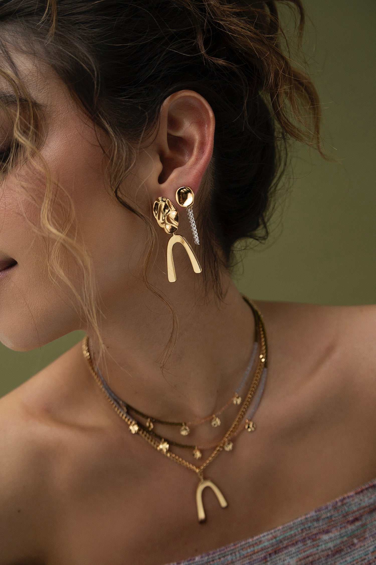 MATISSE Gold Earrings