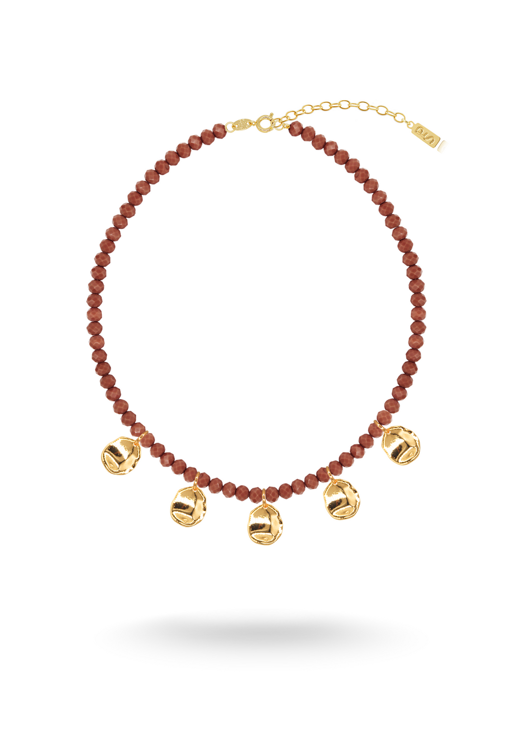 PETAL CHERRY Gold Necklace