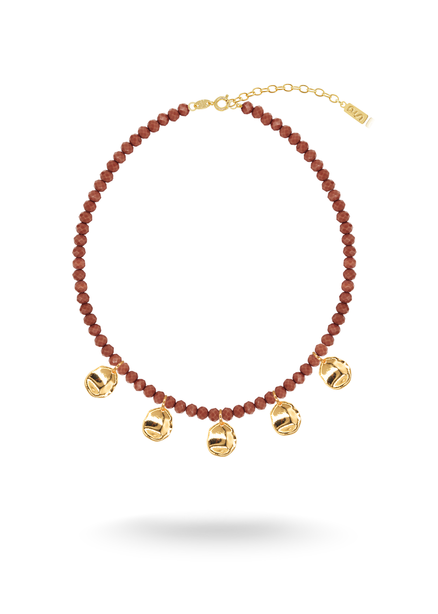PETAL CHERRY Gold Necklace
