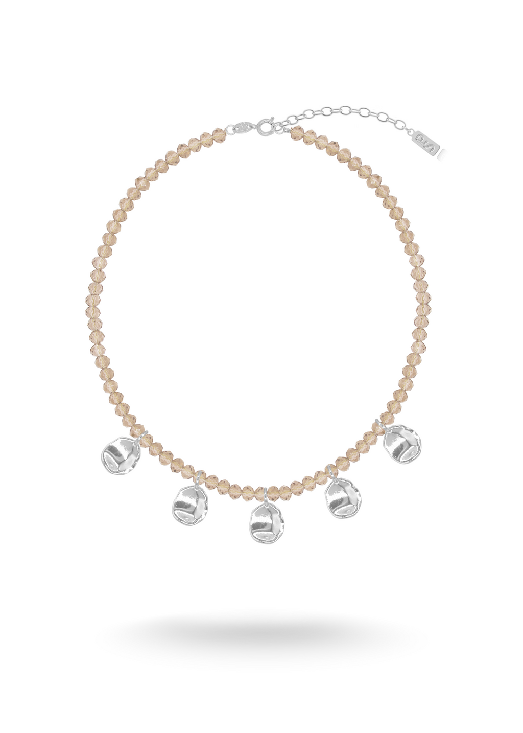 PETAL NUDE Silver Necklace