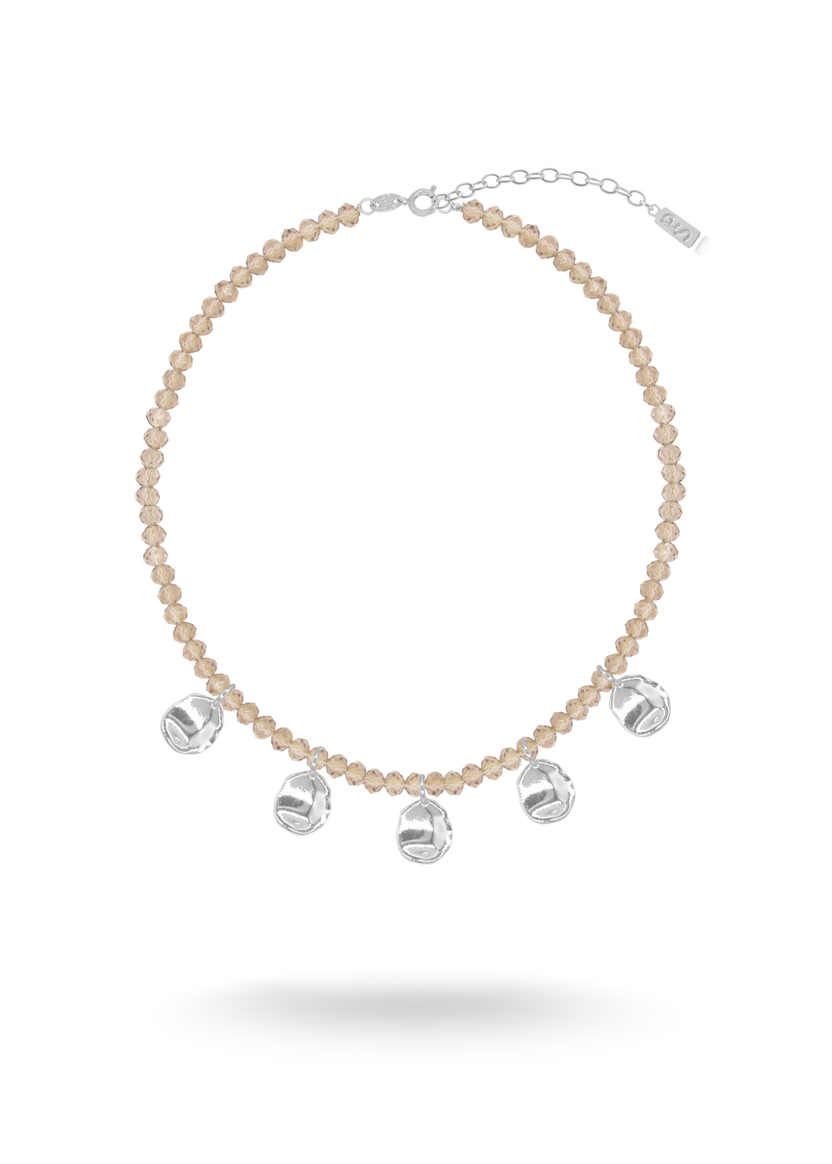 PETAL NUDE Silver Necklace