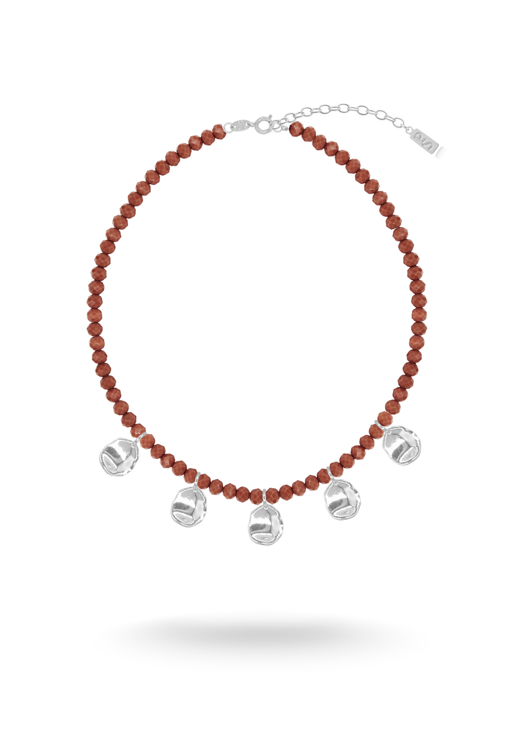 PETAL CHERRY Silver Necklace